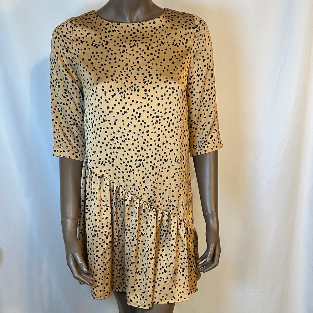 Wishlist Printed Bottom Ruffle Dress